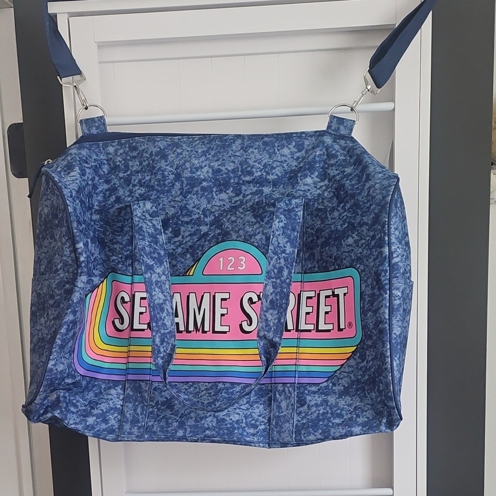 Sesame Street Blue Kids Bag-NWOT